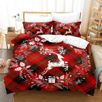 3D Happy New Year voodipesukomplekt J&otilde;uluvana tekk ja padjap&uuml;&uuml;r 2/3 tk DE135 * 200 &uuml;he-/kaheinimesevoodi pehme pestav kodutekstiil Baby 100x135cm