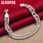 925 h&otilde;bedast 10 mm k&uuml;lgketiga k&auml;ev&otilde;ru ehted 20cm