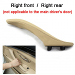 Beige Car left Right Interior Inner Door Handle Panel Pull Trim Cover For BMW 5 series F10 F18 520Li 525Li 528Li LEFT  front