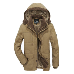 Talvine meeste soe, suur Parka &uuml;ler&otilde;ivas karusnahast voodriga pikk fliis, tihendav kapuutsiga vabaaja mantel XXXXXL parkkoor