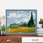 5D DIY Teemantmaal Liin &Otilde;limaal Ristpistes Komplekt Mosaiik Teemanttikandid Roos T&auml;is&uuml;mmargune/ruudukujuline puur Kodukaunistus Round 30x40cm