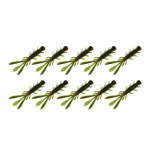 10 tk 7cm/2,45g Mugav k&otilde;rge elastsusega realistlik peibutis pehme s&ouml;&ouml;t Pehme kunstlik bassipeibutuss&ouml;&ouml;t magevee merevee jaoks