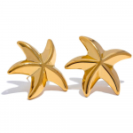 Eetit 316l roostevabast terasest merit&auml;ht suured k&otilde;rvar&otilde;ngad allergiavastased metallist veekindlad ehted naistele rannakink Uus kuld