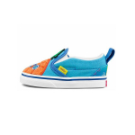 Vans SpongeBob SquarePants x Slip-On Velcro Toddler 124 Conch Street Baby Sneakers Blue Multi-Color VN000UBS9EZ 24.5