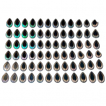 MUQZI Sporditarvikud Universaalne 3D Kalap&uuml;&uuml;gi Lure Eyes Vivid Small Fishing Large