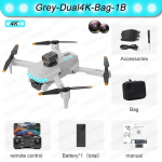 Uus P14 minidroon 4k Professionaalne 8K HD-kaamera takistuste v&auml;ltimine Aerofotograafia Optiline vool Kokkupandav Quadcopter Kingitused M&auml;nguasjad Dual 4K 1B must
