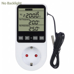 EL-i pistiku taimeri pesa LCD-ekraan temperatuurikontroller toitepesa pistikupesa taimer multifunktsionaalne termostaat