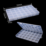 Reguleeritav ehete hoiukarp Plastikust PVC hoiukarbi hoidiku&uuml;mbris L&auml;bipaistev ehtet&ouml;&ouml;riist Kaasaskantav organiseerimiskonteiner 13x22x2cm 1pc