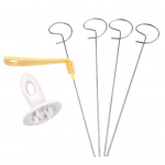 Praktiline mitmeotstarbeline igap&auml;evane t&uuml;keldamine, korrosioonikindel k&uuml;psetusvidin, spiraalne kartulil&otilde;ikur, k&auml;sitsi viilutaja k&ouml;&ouml;gikartuli spiraall&otilde;ikuri jaoks valge