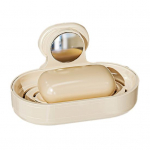 Seinale kinnitatav seebialus Kahekihiline &otilde;&otilde;nes kiire &auml;ravooluga kaasaegne puurivaba k&ouml;&ouml;k vannituba &scaron;ampoon, du&scaron;&scaron; seebihoidja konteineri karbis&auml;&auml;stja valge