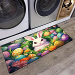 Easter Rabbit Bunny imav vaip k&ouml;&ouml;gimatt Pehme paksendatud k&ouml;&ouml;gip&otilde;randamatt Veekindel libisemiskindel &otilde;likindel p&otilde;randamatt, jooksjavaip 40X60cm