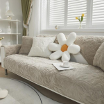 Paksendatud pl&uuml;&uuml;sist diivanipadja kate lillemustriga libisemiskindel lemmikloomade lapsed koerte diivani matt elutoa seljatoe k&auml;etugede katted A 70x70cm 1pc