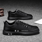 Kevadised valged kingad Nahast paneeljalatsid hingavad valged meeste kingad 2024 39