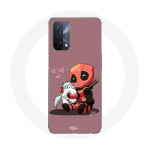 Oppo A93 5G Baby Deadpooli &uuml;mbris &uuml;kssarvikuga must