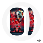 Juhtmeta hiir Vormel 1 punane Sebastian Vettel