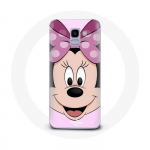 &Uuml;mbris Samsung Galaxy A8 2018 Minnie Mouse Cartoon Pink jaoks