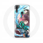 Coque pour Huawei P30 Lite Tanjiro et Nezuko Demon Slayer Kimetsu no Yaiba Anime