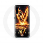 Huawei P30 Vikings Series 6. hooaja logo V tulem&otilde;&otilde;k mustal taustal &uuml;mbris