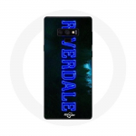 &Uuml;mbris Samsung Galaxy Note 9 Riverdale'i seeria logoga sinine