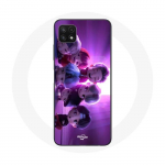 Coque pour Samsung Galaxy A22 5G BTS TinyTAN Animation Affiche RM Jin Suga J-Hope Jimin V Et Jungkoo