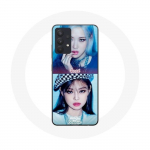 Coque pour Samsung Galaxy A13 5G Blackpink Groupe K-pop Filles Jennie et Ros&eacute; Lovesick girls poster the album