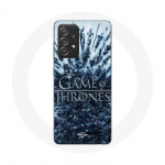 Coque pour Samsung Galaxy A33 5G Game of Thrones saison 8 Episode 1 Le Tr&ocirc;ne de Fer Personnages logo Gris