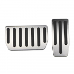 Tesla Model X Model S tarvikute jaoks Alumiiniumisulamist Jalgpedaal Gaasipedaal Gaask&uuml;tus Piduripedaali tugi pedaali kate Auto stiil AT