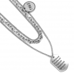 Uus Fangpai English Letter Kahekihiline virnastatav kaelakee