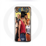 Coque pour Samsung Galaxy S9 Anime One Piece Luffy Affiche Personnages Art Saison 1 - Maniacase