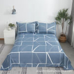Leht padjap&uuml;&uuml;r Kolmeosaline komplekt Prinditud lehtedest kaitsev kate 90*230cm 2pc