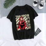 Jaapani anime Demon Slayer T-s&auml;rk naistele Kimetsu No Yaiba Nezuko T-s&auml;rk FeUnisex Tanjirou Kamado Graphic y2k riiete topid L