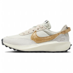 Nike Waffle Debut Hele Orewood Pruun Metallik Kuld Naiste Tennised Kreemjas Seil Must FD0555-100 37.5