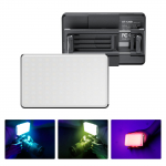 Taskuklambriga LED-videovalgusti arvuti tahvelarvuti mobiiltelefon videokonverentsi valgusti 2500K-9000K must