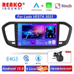 Android LADA Vesta NG 2023 autoraadio multimeedia videopleier Navigeerimiss&uuml;steem Stereo Auto GPS Juhtmevaba Carplay peaseade DSP 9''-4+64