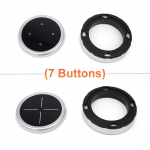 BMW X1 X3 X4 X5 X6 F30 E90 E92 F10 F18 F11 F07 GT E70 E71 E72 E84 F20 F25 F26 jaoks Auto multimeedia nuppude katte kleepsud For Cross