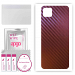 apgo skin sticker film foil vinyl for the BACK compatible with Realme C11, scratch-resistant, easy to install - Carbon Chameleon CAKA5