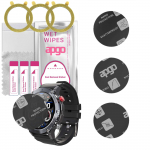 3x apgo MATTE Hybrid protective glass compatible with Cubot C21, flexible nano glass, great replacement for tempered glass, scratch-resistant, full gl