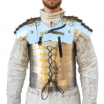 Rooma s&otilde;duri s&otilde;jaline kehaarmor &uuml;likond terasest keskaegse s&otilde;dalase kost&uuml;&uuml;mid SCA LARP rekonstrueerimiseks Cosplay kantav Rooma lorica turvise kost&uuml;&uuml;m