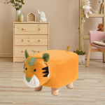 Puidust Ottomani tool Animal Footstool kaasaskantav madala istmega diivanitee kaunistamiseks