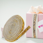 Ribbon Bling Scrapbooking Crafts, DIY Arts kleebis, vannitoajalatsite kaunistuskleebis h&otilde;be