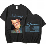 Deftones Around The Fur Tour Band Concert T-s&auml;rk Punk Hip Hop T-s&auml;rgid Gooti stiilis Retro Oversized T-s&auml;rk Unisex t&auml;navar&otilde;ivastele L