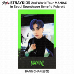 Stray Kids 2. maailmaturnee MANIAC Soulis Photocard Polaroid KPOP K-POP Bangchan - Polaroid