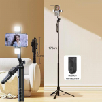 K28 pika juhtmevaba selfie stick statiivi alus Kokkupandav monojalg kaugp&auml;&auml;stikuga nutitelefonidele TK otsepildistamine K28D