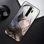 Telefonikott Xiaomi Redmi Note 8 8T 10 9 9S 7 6 Pro xiaomi 9 9A 8 8A 7 6 jaoks Must Kate Funda Tpu Tagak&uuml;lg Mood NieR Automata 2B Redmi Note 8 Pro