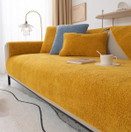 Uus lambafliisist diivanipadi soe paks libisemisvastane pl&uuml;&uuml;spadi talvine soliidne p&otilde;hjamaise diivanikate diivanir&auml;tik 70x120cm