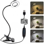 LED-lugemisvalgustid 360&deg; Paindlik h&auml;mardatav laualambi klamber siseruumides magamistoa silmade kaitse lauavalgusti raamatuklambriga lamp