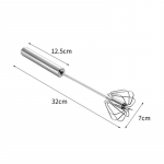 304 Roostevaba terasest munavispel Poolautomaatne munavahustaja Manuaalne k&auml;simikser Ise L