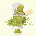 KWAILNARA Cleansing Story Deep Cleansing Foam Mung Bean, Sprouted Brown Rice, Aloe, Green Tea, Black Bean, Cucumber,ginseng, snail 120g (7 types) Mung bean X 1PCS