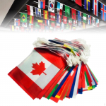 World String Flags b&auml;nnerikomplekt Rippkaunistused siseruumides ja &otilde;ues 14cmx21cmX30M