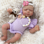 Armsad 19-tollised 49 cm pikkused taass&uuml;ndinud nukud, Pascale pehme puutega riidest kehaga, elutruu vasts&uuml;ndinud nukk, k&auml;sitsi valmistatud v&auml;rvitud juuksed ja n&auml;htavate veenidega, taass&uuml;ndinud nukk, laste m&auml;nguasi cloth body